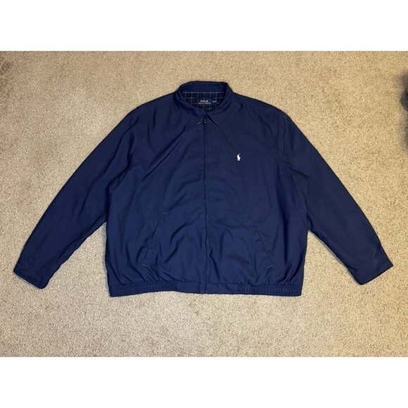 Polo Ralph Lauren Other - POLO RAPPH LAUREN Mens Blue Bi Swing Navy Jacket Windbreaker Lined Full Zip 3XLT